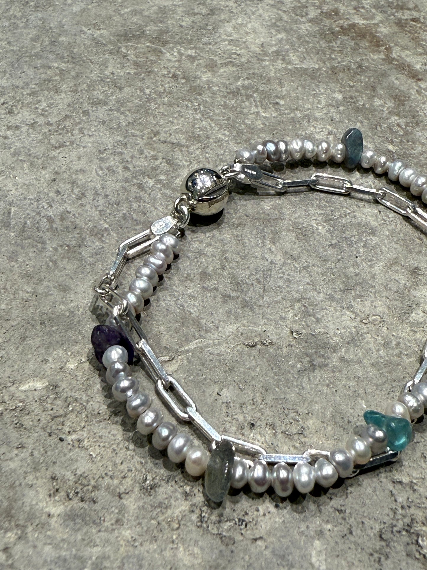 Recoil&co. x "TSUNAGI" Pearl Bracelet - 02