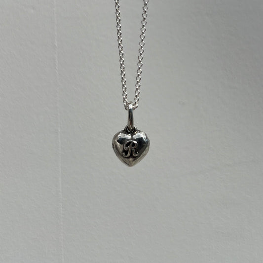 Heart with "R" Pendant