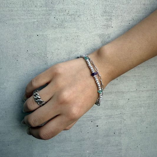 Recoil&co. x "TSUNAGI" Pearl Bracelet - 02