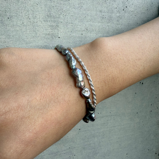 Recoil&co. x "TSUNAGI" Pearl Bracelet - 05