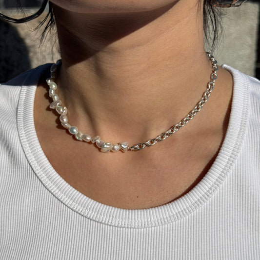 Recoil&co. x "TSUNAGI" Pearl Necklace - 01