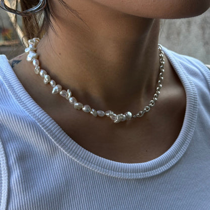 Recoil&co. x "TSUNAGI" Pearl Necklace - 01